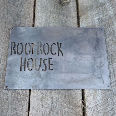 black metal house signs|design my own metal sign.